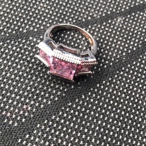 Pink ice ring size 8